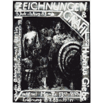 Announcement poster for German art exhibit